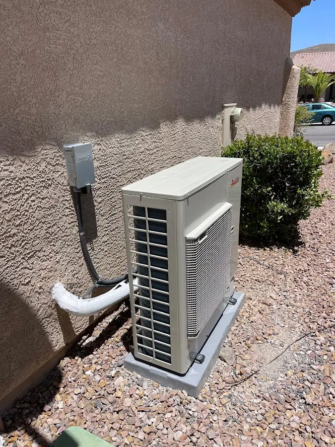 Residential air conditioning condenser unit in Carmichael