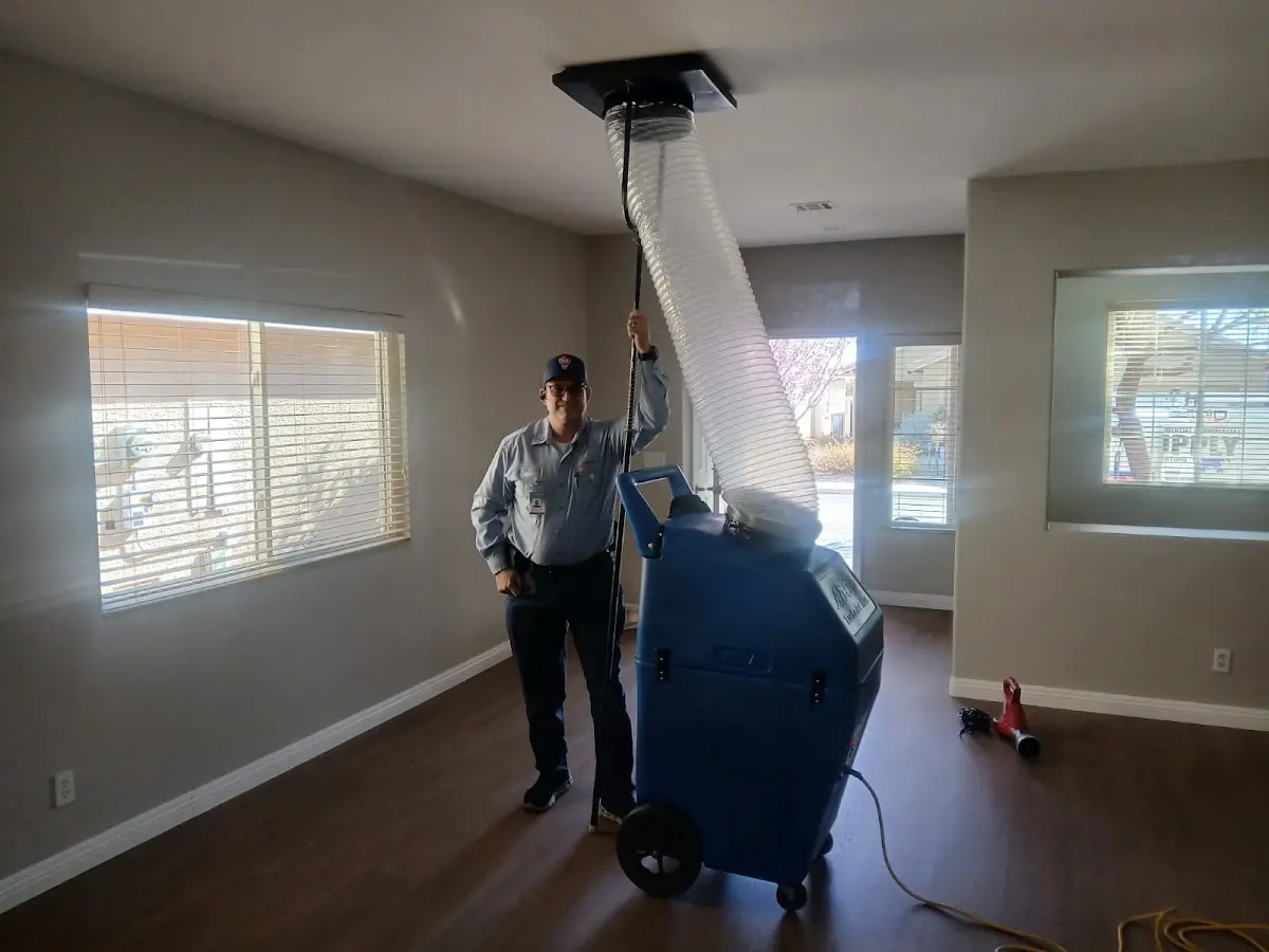 Professional Dryer Vent Cleaning work inside a Carmichael home